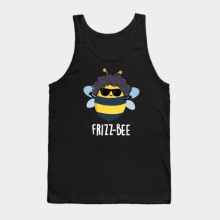 Frizz-Bee Cute Afro Bee Pun Tank Top